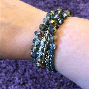 Chloe + Isabel Green Multiwrap Bracelet